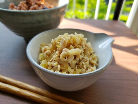 【独居自炊】セロリと鶏胸のしょうが味噌